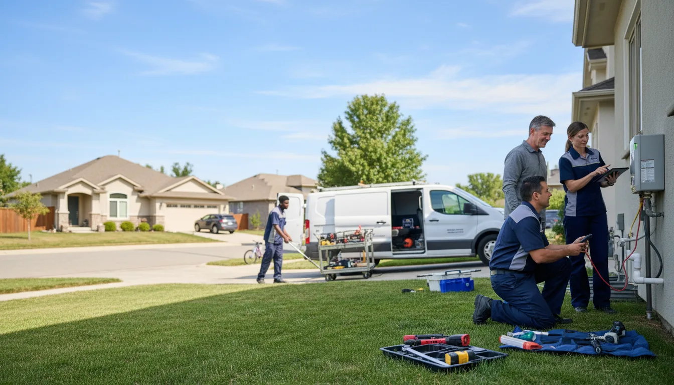 Tankless water heater service in Bruni, TX